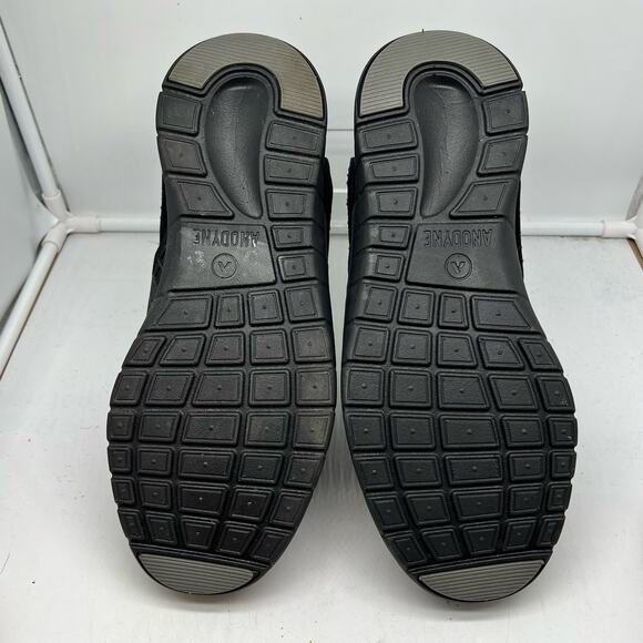 Anodyne Shoes Mens 11 XW Extra Wide 84 Sport Double Depth Stretch Black